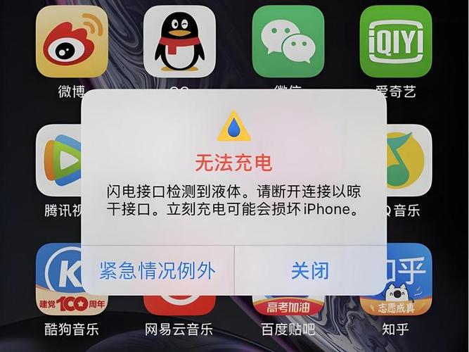 苹果显示正在充电但是充不上截图