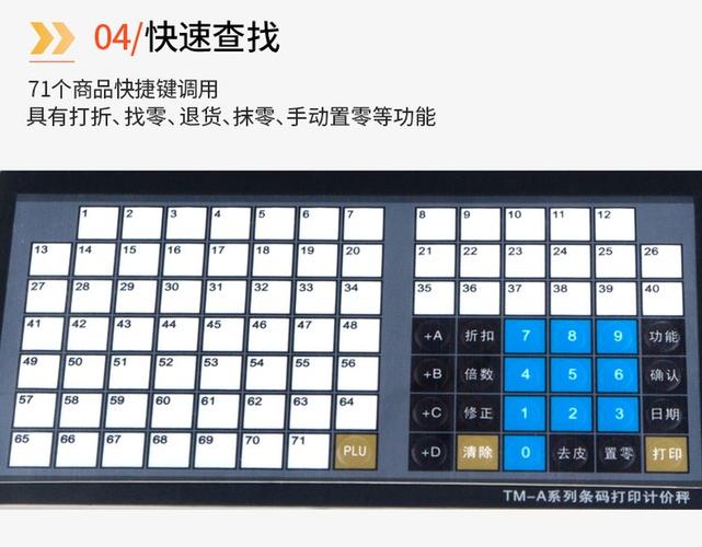 大华电子秤汉字编码表