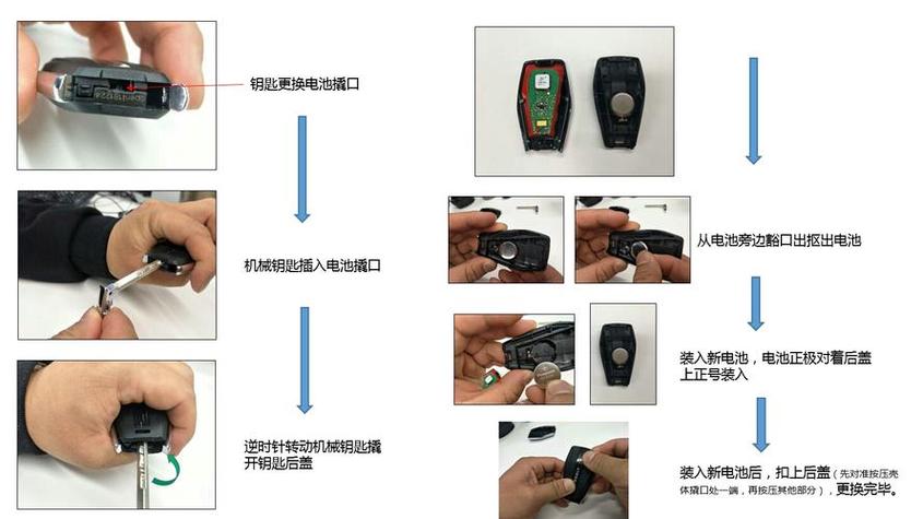 荣威rx5钥匙遥控器更换电池的方法