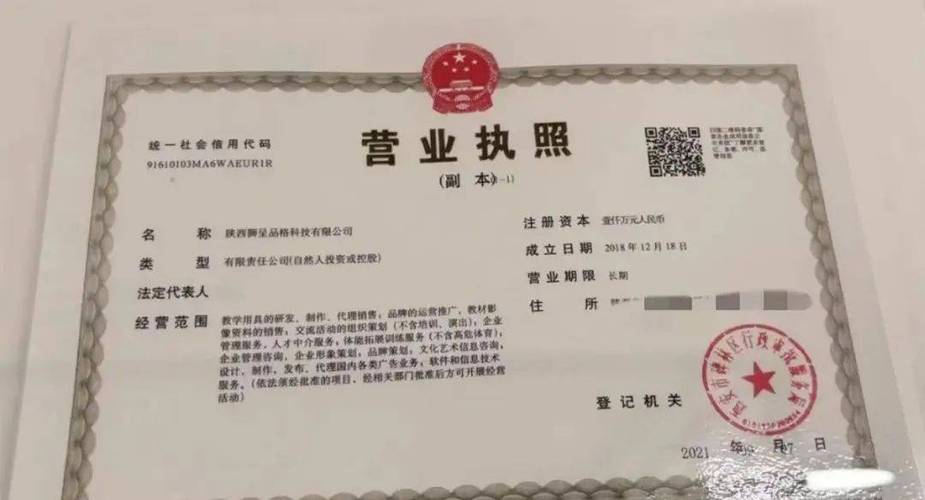营业执照图片在哪里可以查看