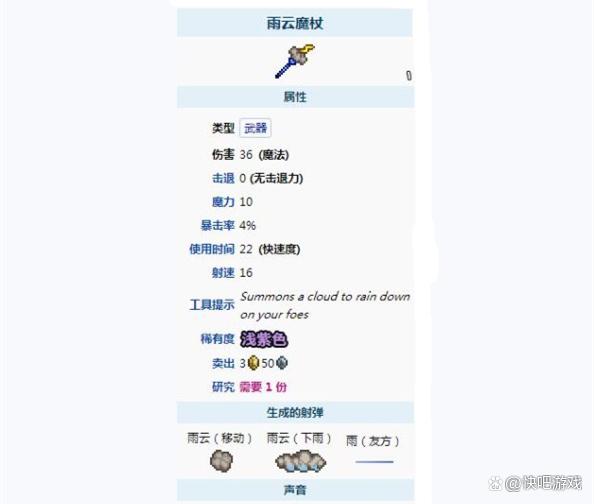 泰拉瑞亚雨云法杖怎么获得?缩略图