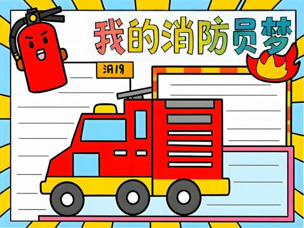 我长大想当消防员50字