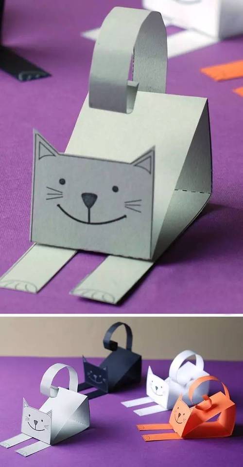 做一只萌死人的小猫咪手工