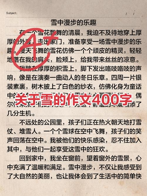高中生小雪的成长日记作文