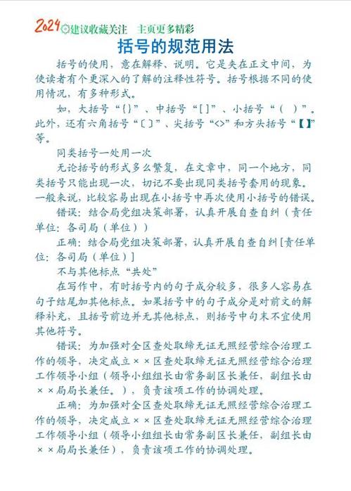 公文小括号里面可以有小括号吗