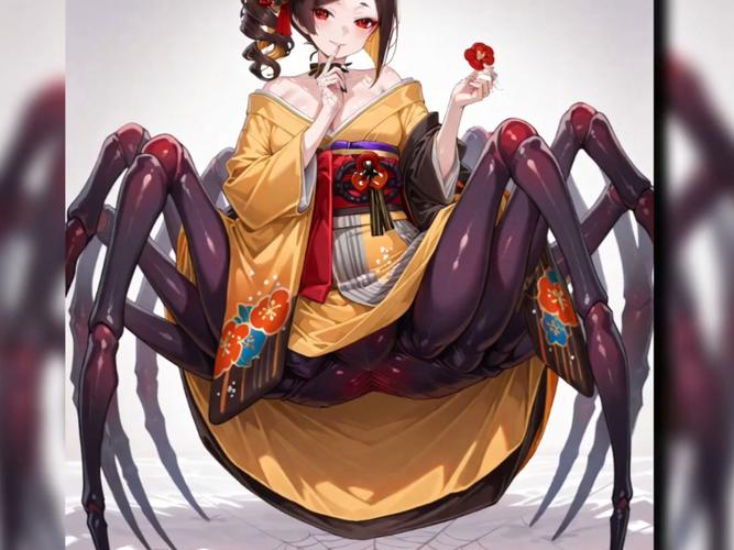 男人变成蜘蛛娘女