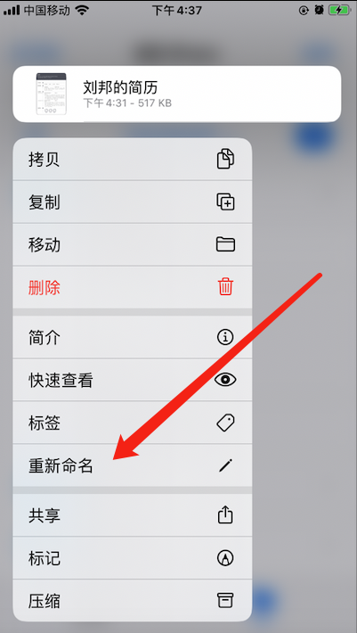 手机pdf文件重命名
