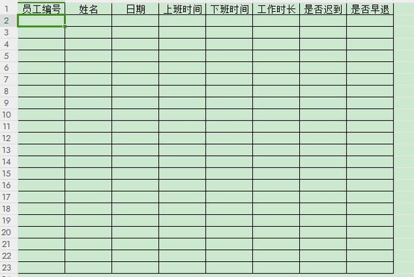 电子版表格怎么做