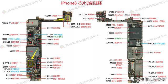 iphone8内部结构图