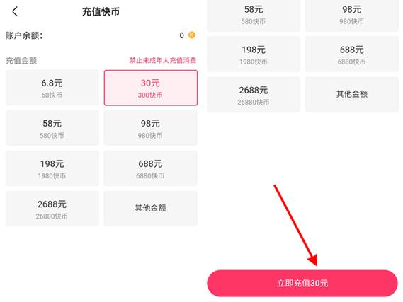 快手极速版怎么退款充值的快币