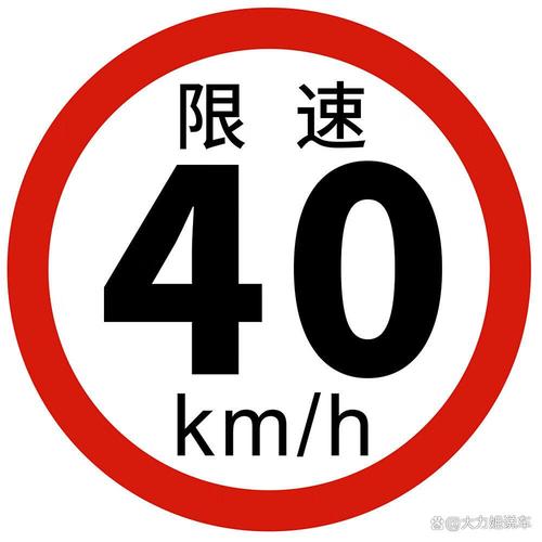 限速40的标志有几种