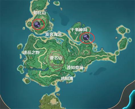 原神蒙德地区地灵龛位置