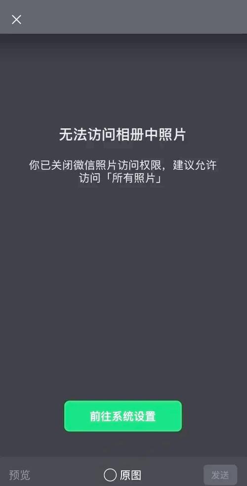 苹果手机相册没有完全访问权限截图