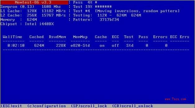 memtest内存检测缩略图