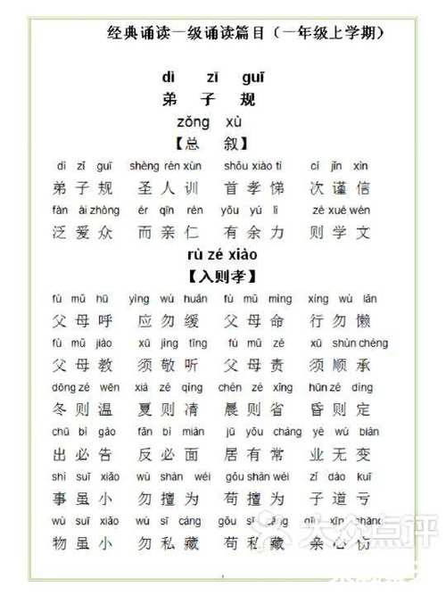 弟子规全文朗读儿童版截图