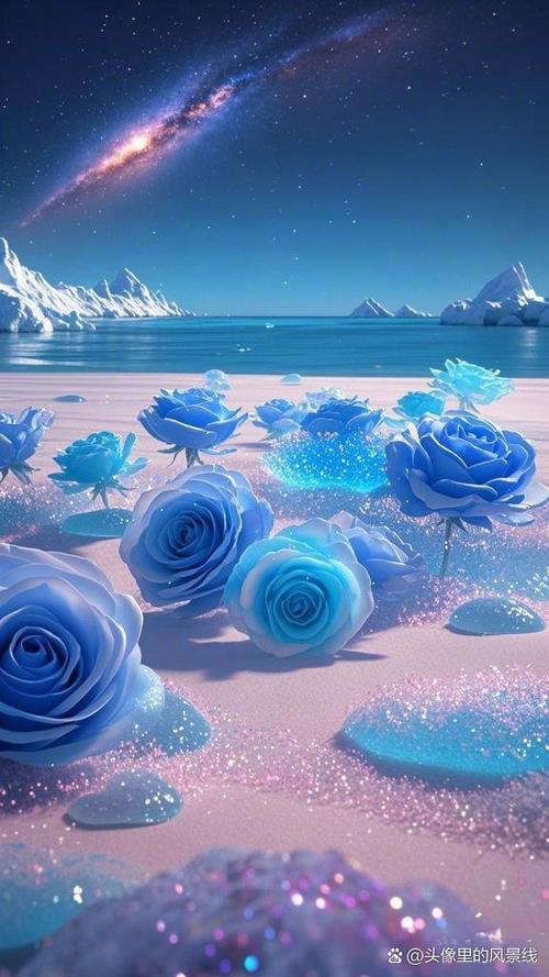 星空玫瑰花