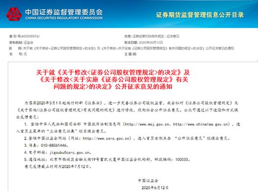 证券公司股权管理规定