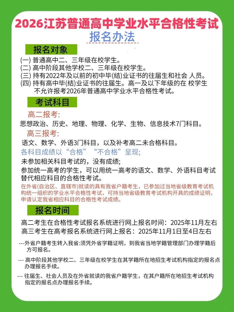 江苏省合格性考试试卷
