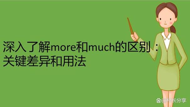 more和much的区别
