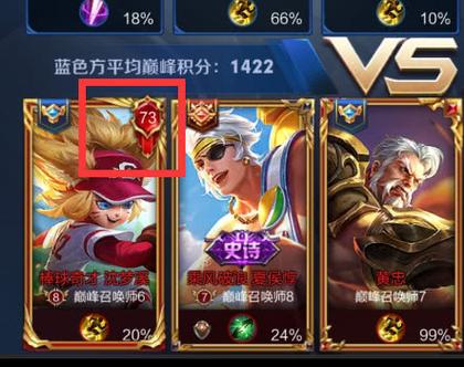 王者边框颜色代表段位