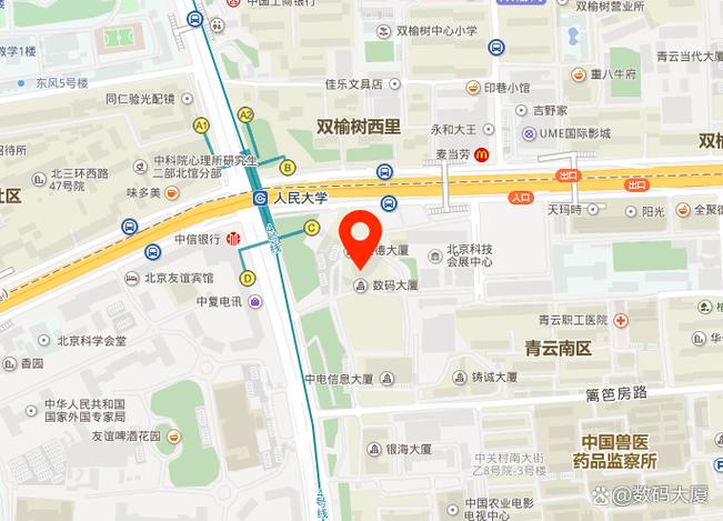 北京中关村地图全图高清版图标