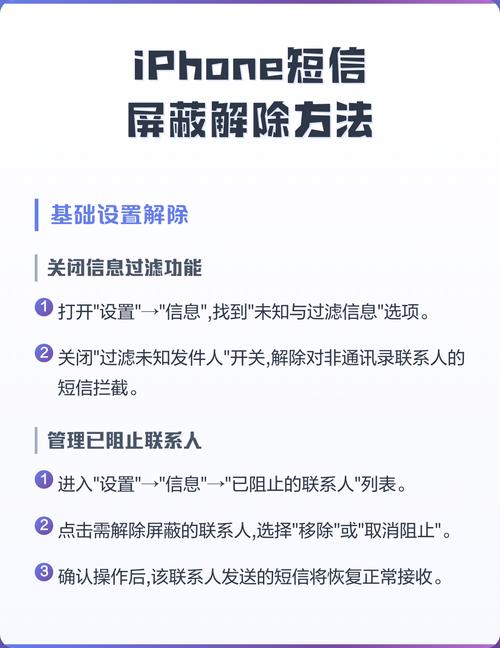 屏蔽系统短信怎么恢复