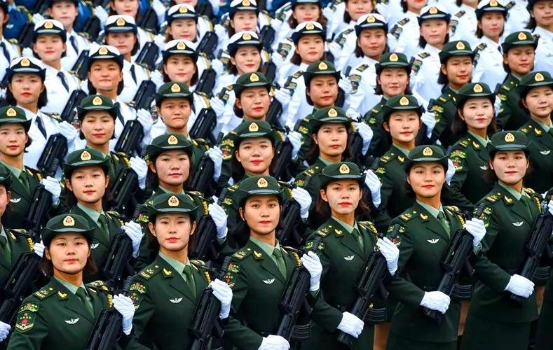 国庆70周年阅兵女兵方队