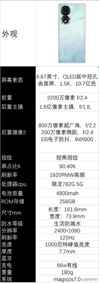 荣耀80和荣耀90