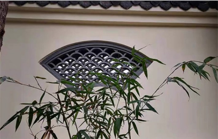 中式围墙花窗镂空窗