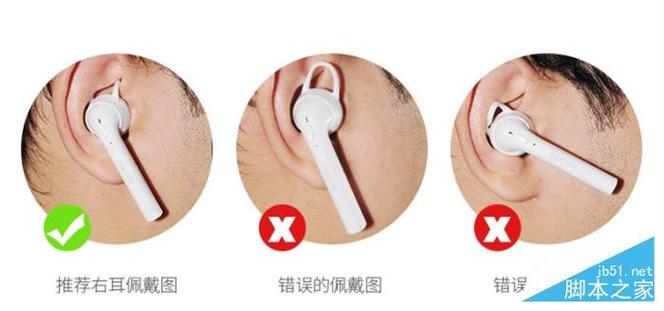 耳机正确佩戴方式图解