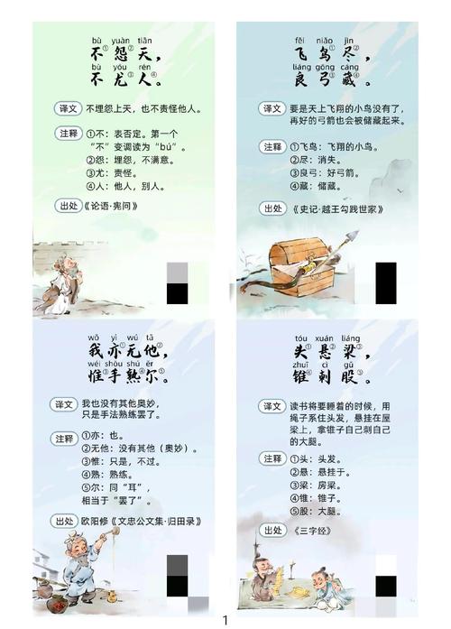 小学生必背文言文缩略图