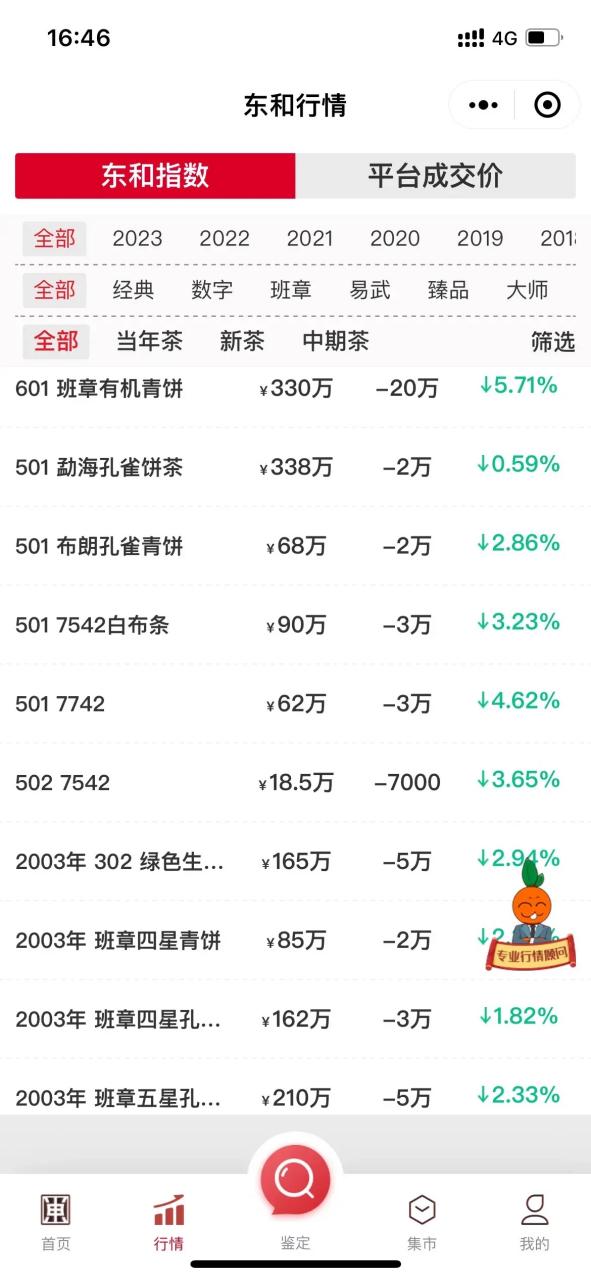 普洱行情网游戏截图