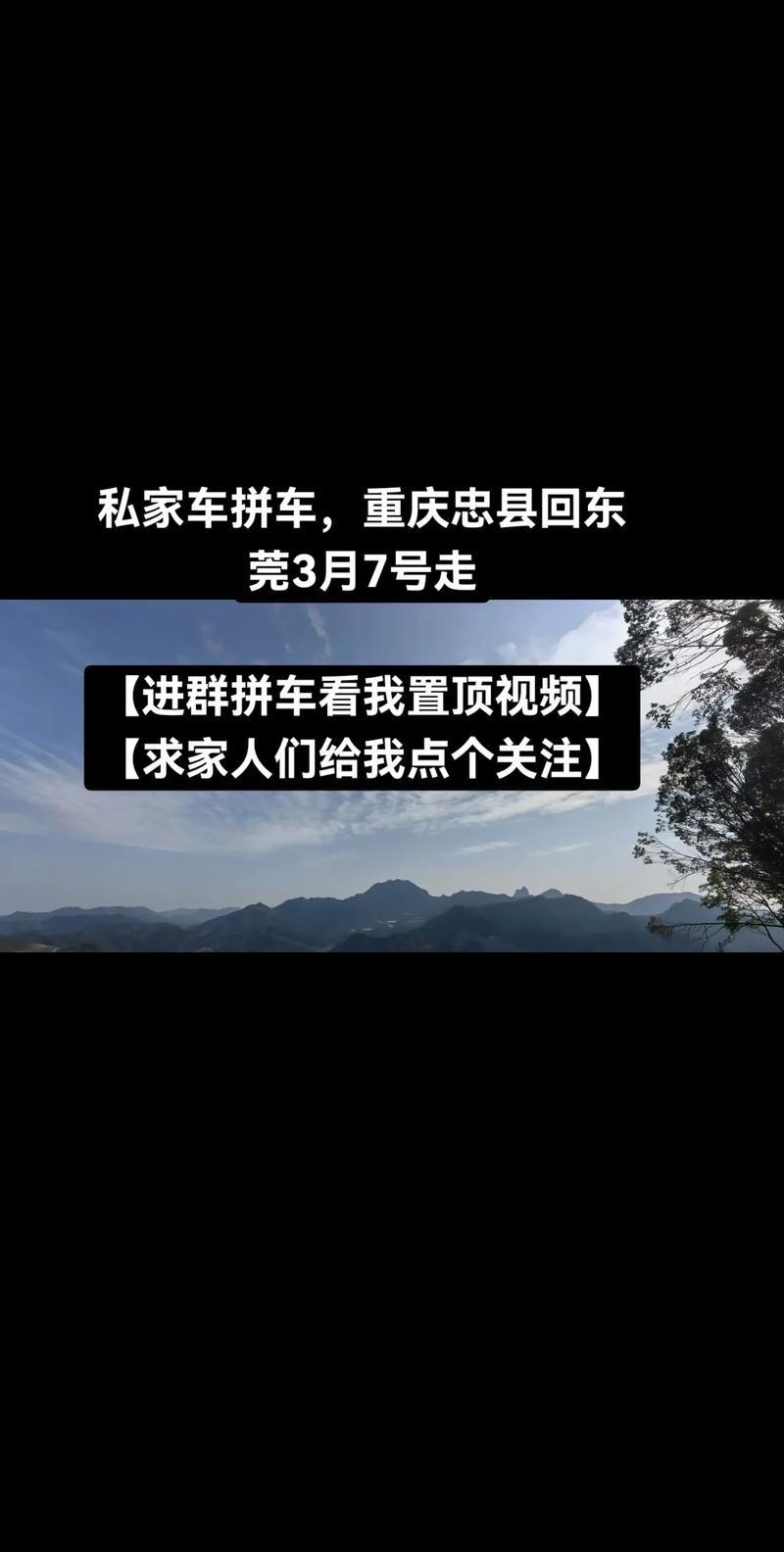 忠县之家拼车群