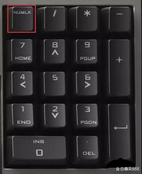 电脑小键盘解锁了还是打不出数字
