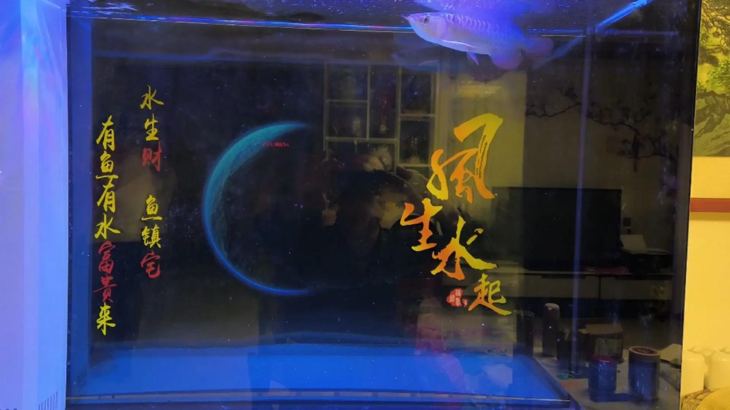 鱼缸背景纸怎么撕下来