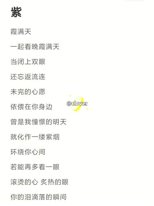 紫歌词是什么意思截图