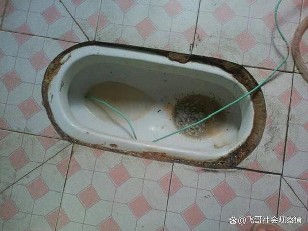 蹲厕堵了但还缓慢下水