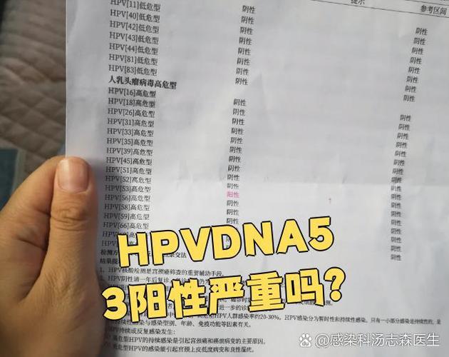 53阳性高危多久能病变