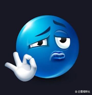 蓝色衣服男人表情包