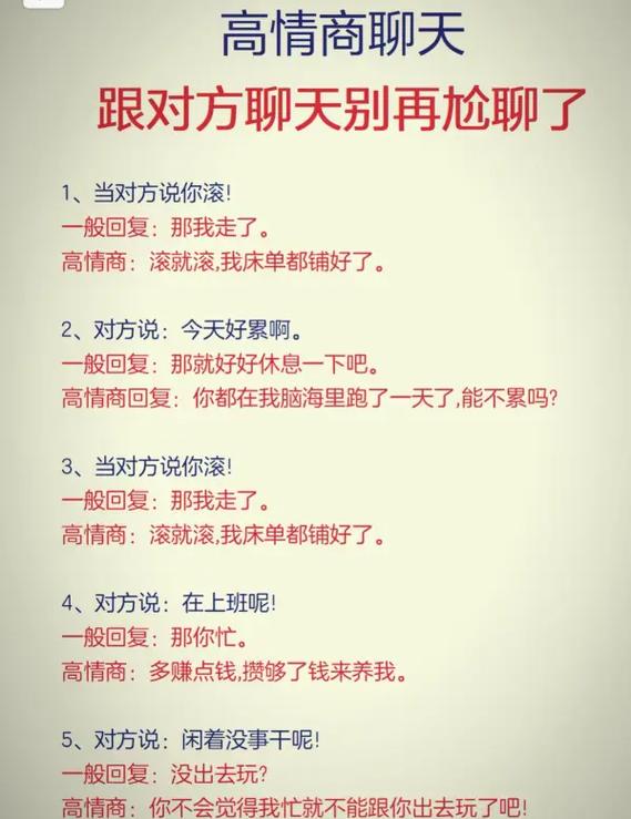 高情商聊天1000句