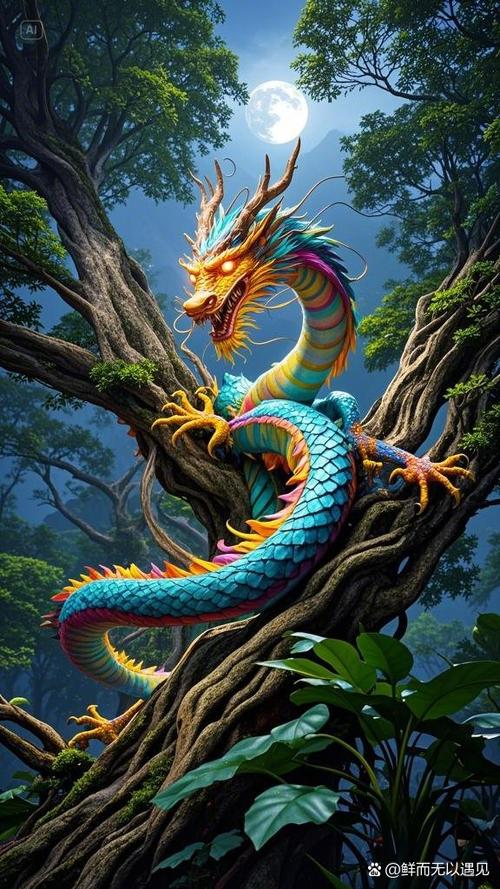 真正的神龙图片
