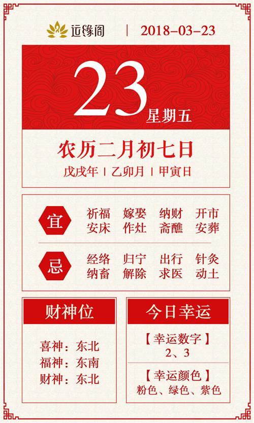 小运播报今日运势