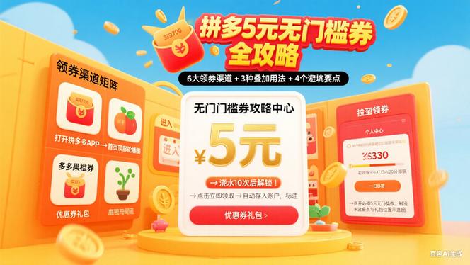拼多多5元无门槛技巧