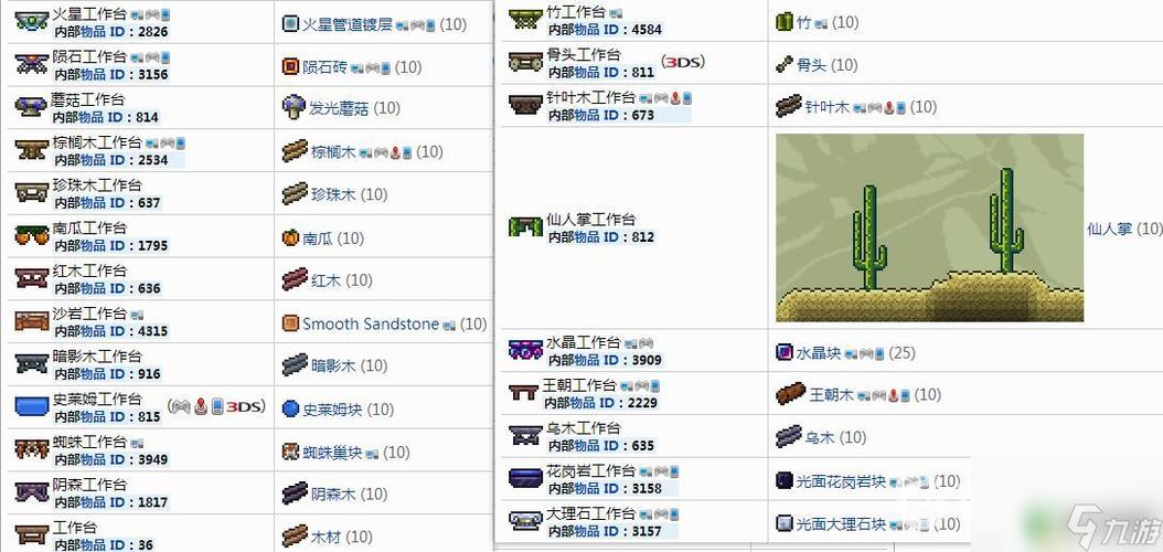 泰拉瑞亚工作台怎么打开