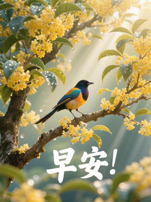 每日早安图片带日期