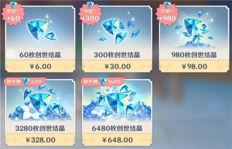 原神新老用户首充双倍规则