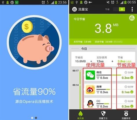 耗流量少的软件