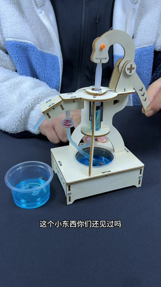 迷你抽水机制作手工教程