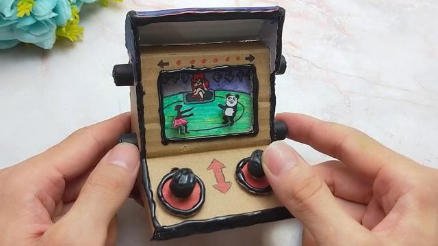 儿童手工制作游戏机