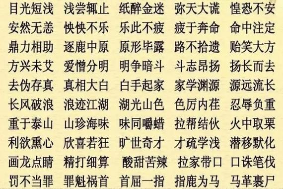 多的成语